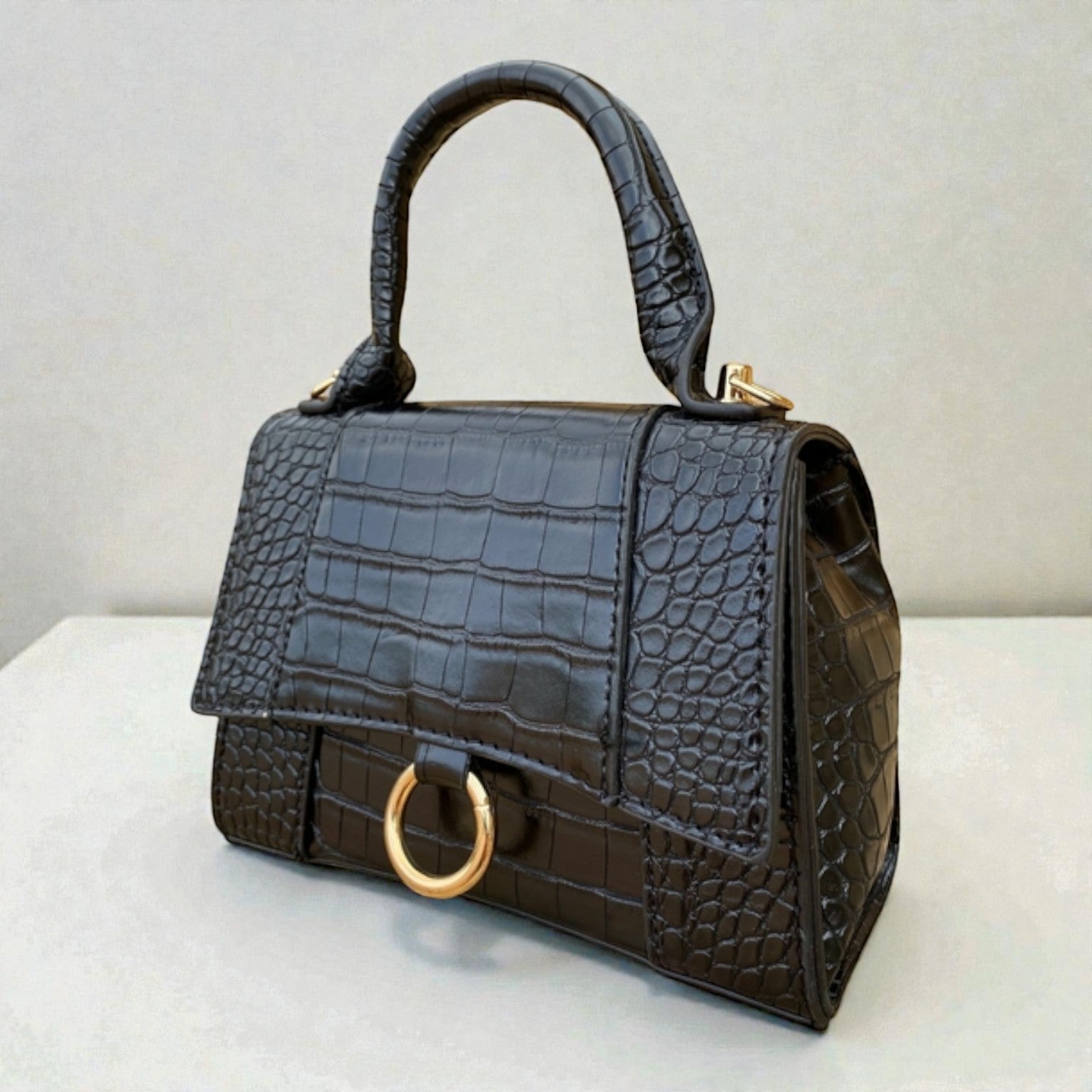 The Emerald Top-Handle Bag