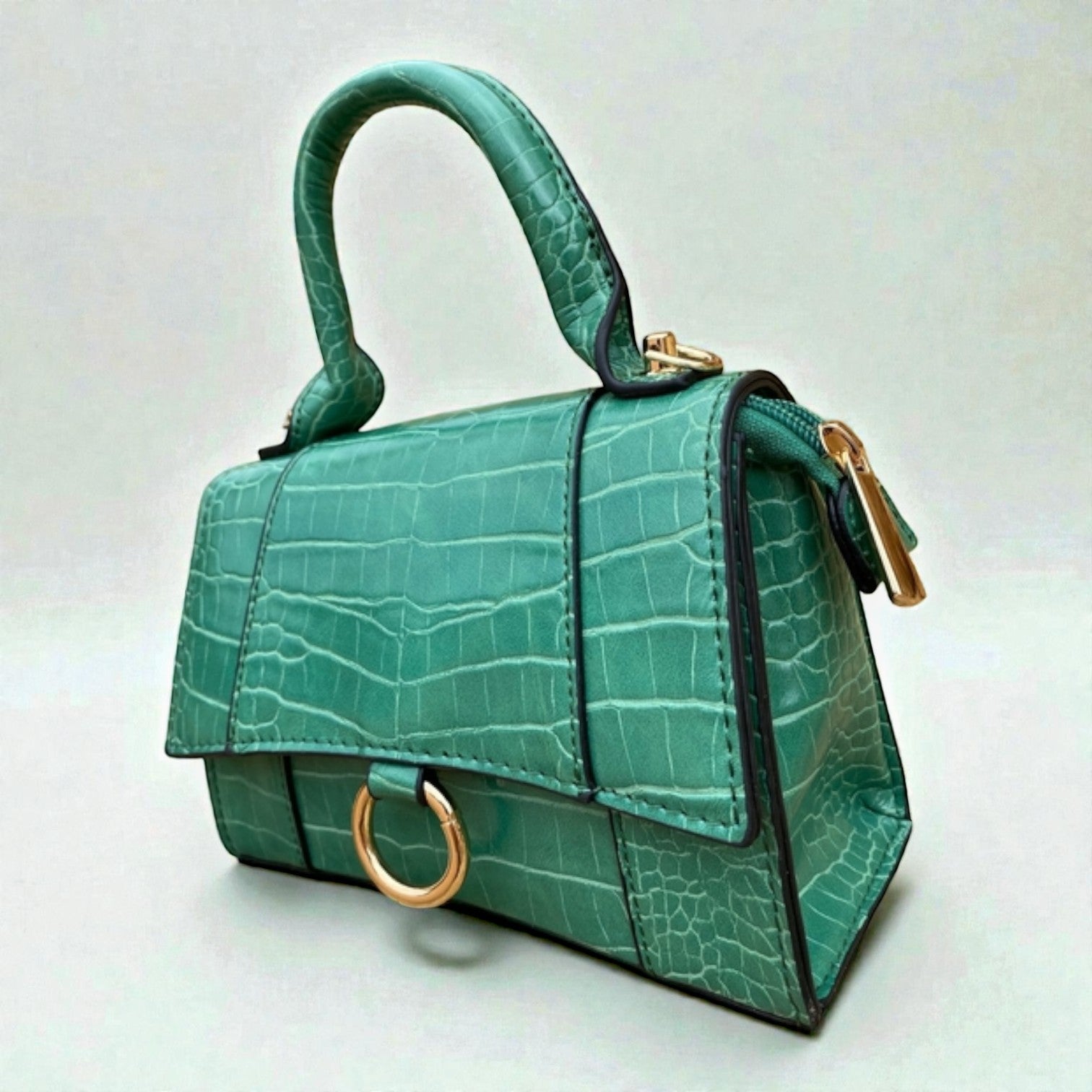 The Emerald Top-Handle Bag