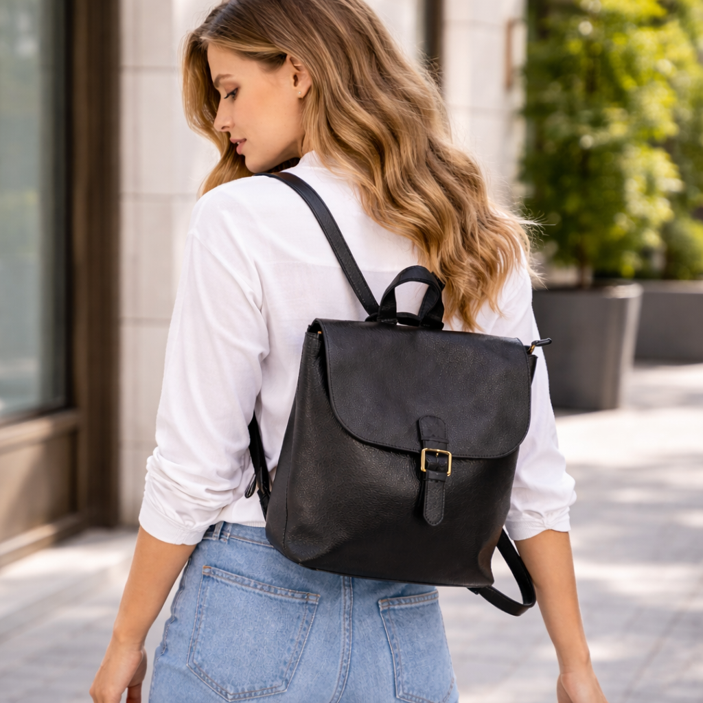 The Noir Convertible Backpack