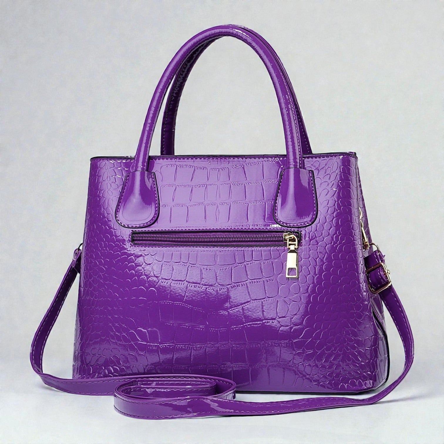The Sloane Croc Top-Handle Bag
